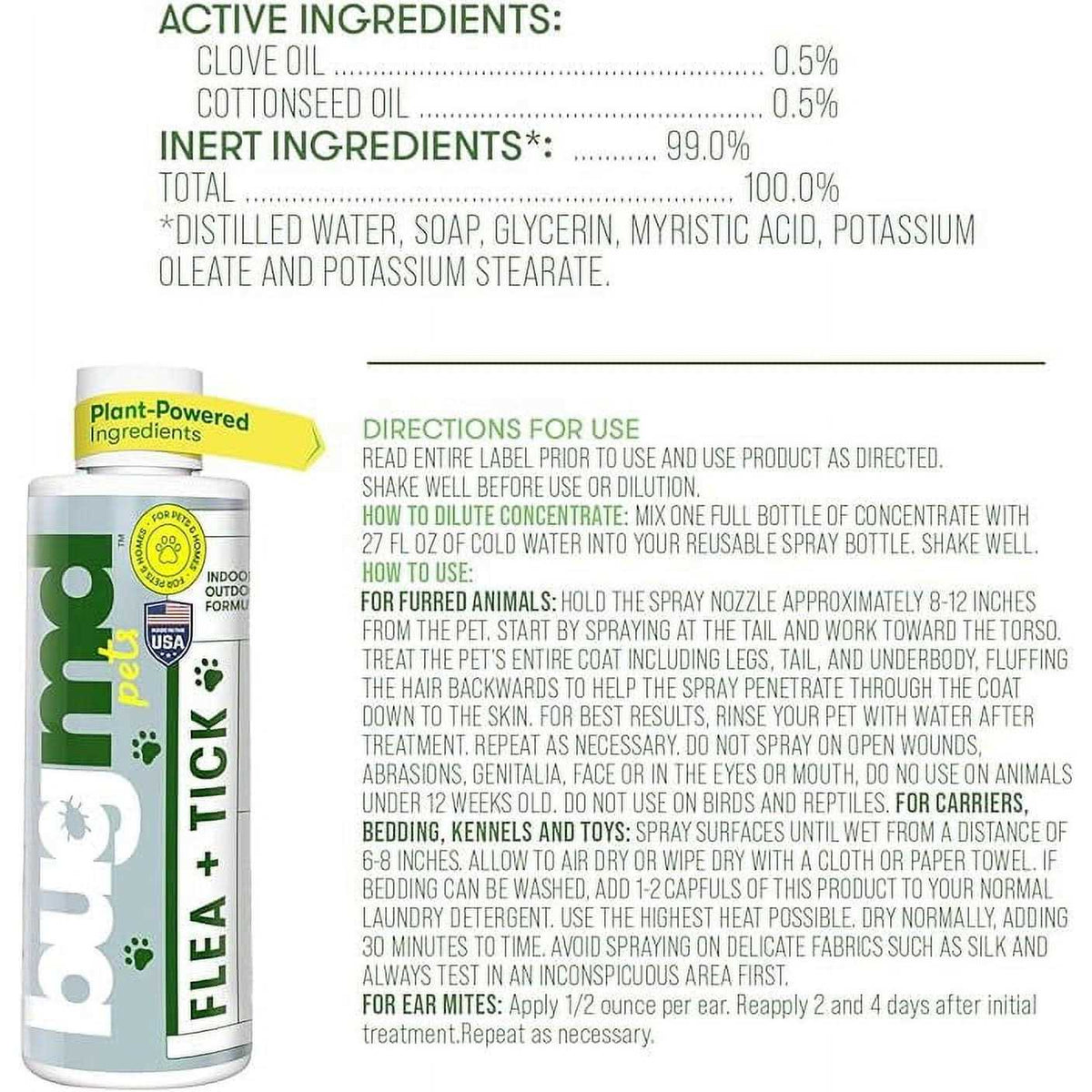 Flea and Tick Concentrate Essential Oil-Powered Formula C229