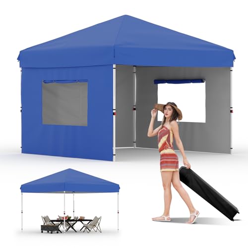 White Pop Up Canopy Tent with Roller Bag X473500
