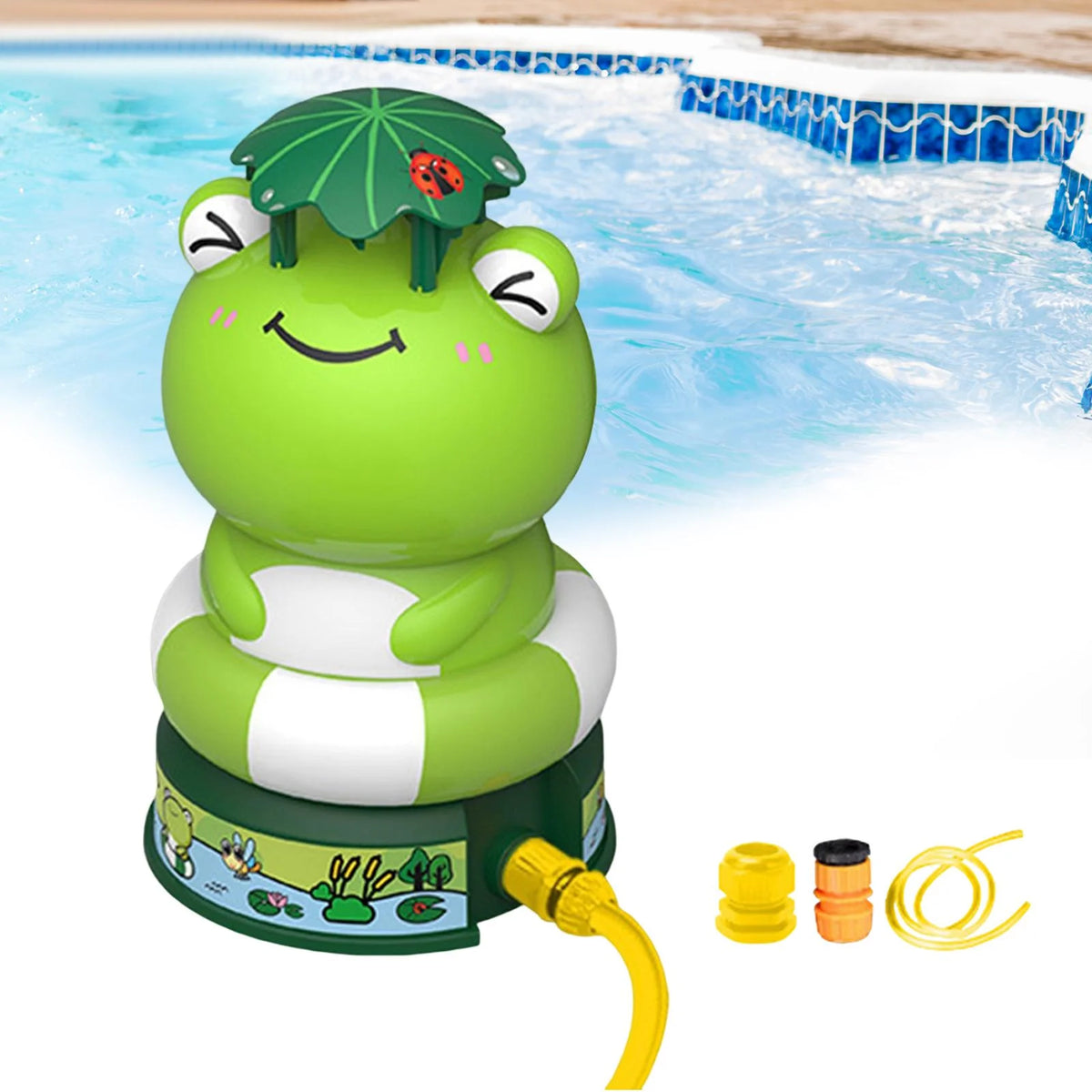 Frog Sprinkler for Kids Outdoor Water Sprinkler Q85226