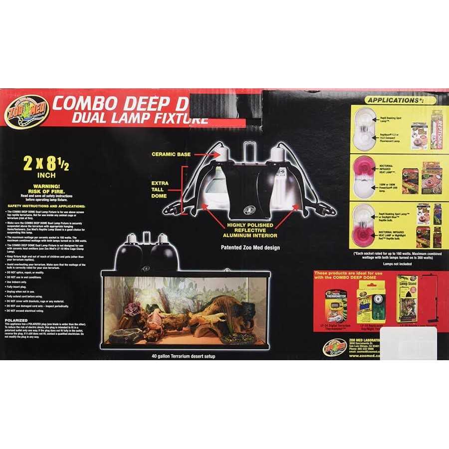 Deep Dome Dual Lamp Fixture D20280