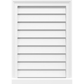 Vertical Surface Mount PVC Gable Vent Z74184