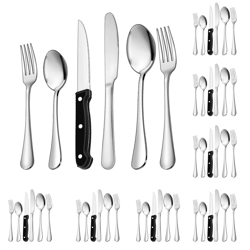 49-Piece Stainless Steel Silverware Set with Organizer O5008