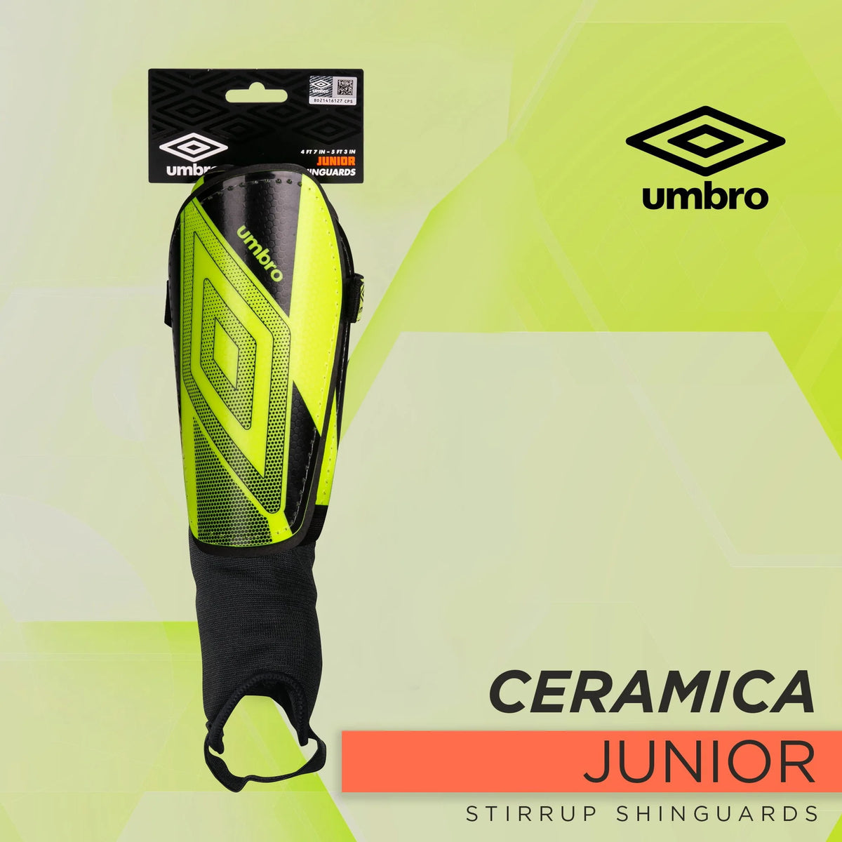 Bright Yellow Soccer Shin Guards R17170