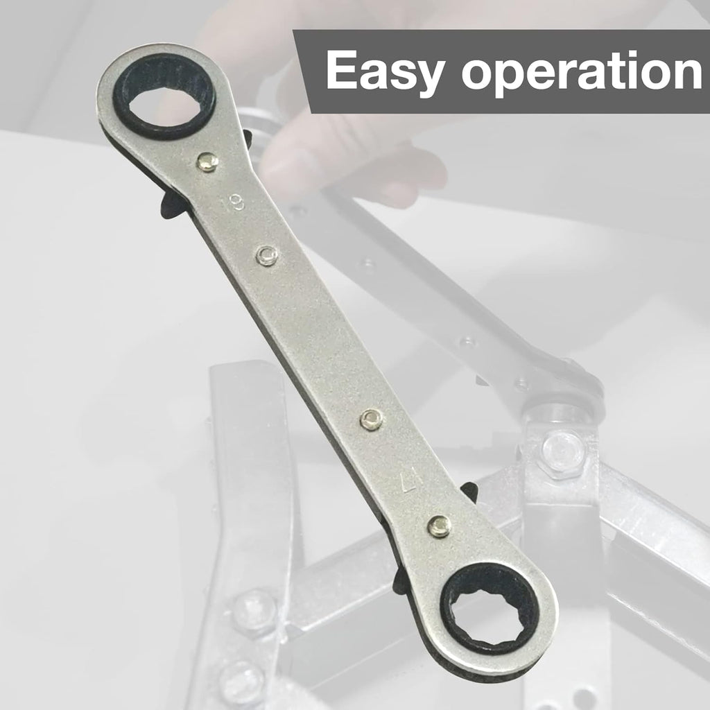 Camper Wheel Chock Stabilizer 2 Sets, RV Tire Scissor Locking X Chock, Pack of 2 I197