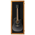 Natural Oak Acrylic Acoustic Guitar Wall Display Case Y48508
