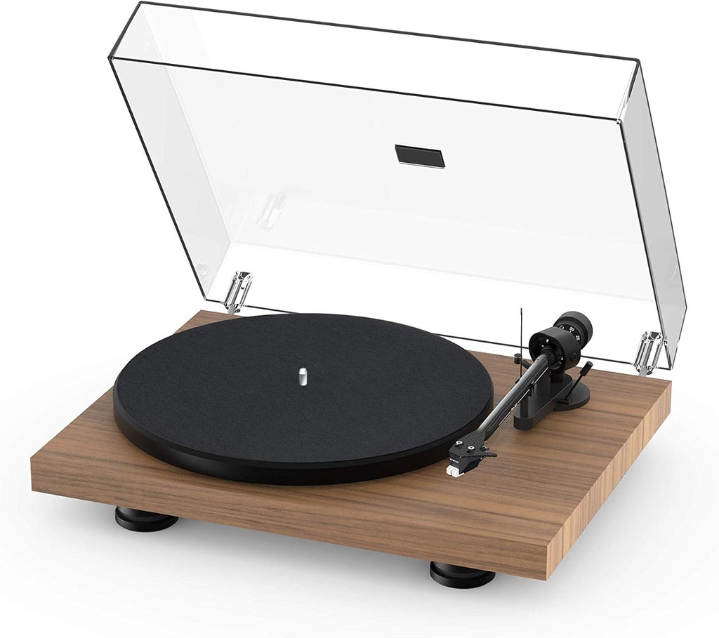 High Gloss White Turntable with Carbon Fiber Tonearm B9475
