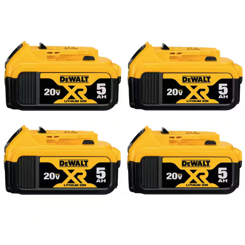 20V MAX XR Lithium-Ion 5.0Ah Battery 4 Pack Z33280