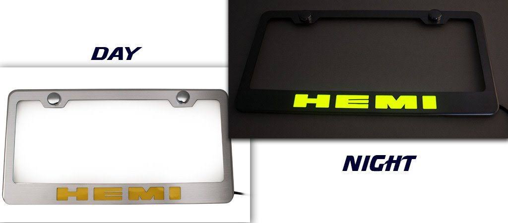 Illuminated License Plate Frame X4751