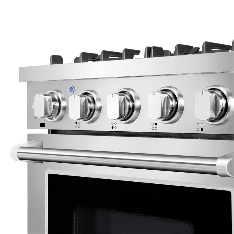 24 in. Freestanding Gas Range with 3.73 cu. ft. Capacity Oven in Stainless Steel V894639
