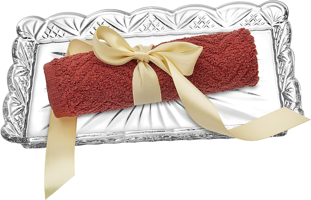 Crystal Guest Towel Tray L255