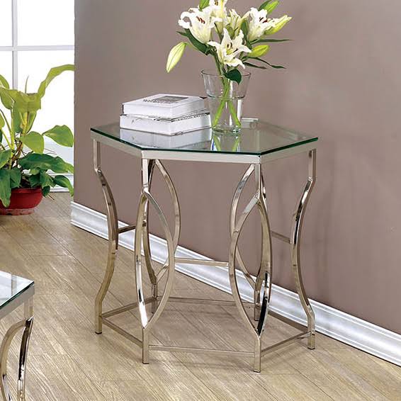 Chrome End Table Z3463