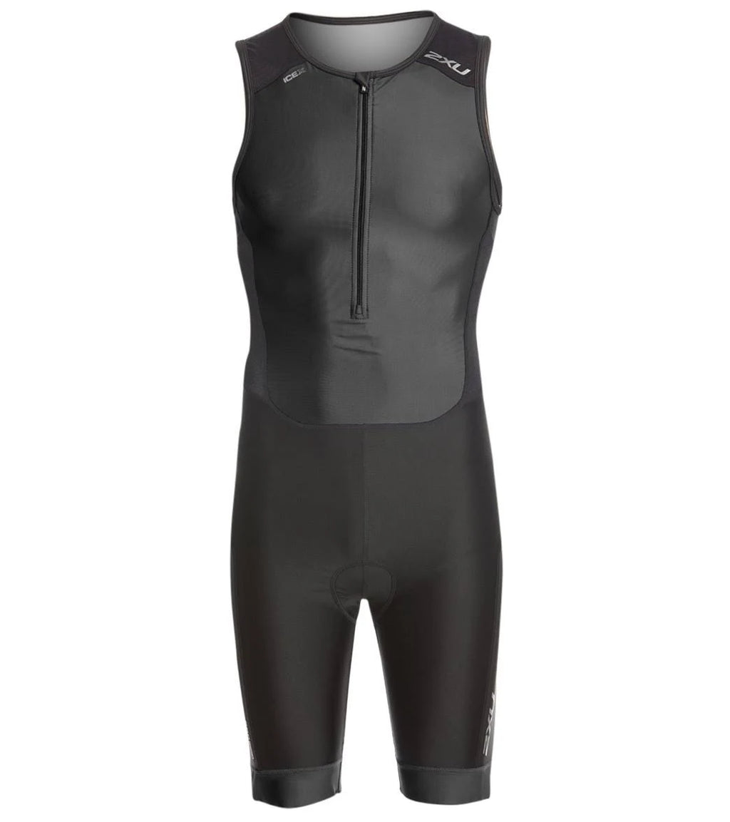 Black Front Zip Trisuit J90067