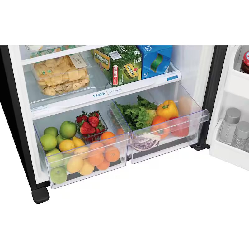 Black Top Freezer Refrigerator V6917