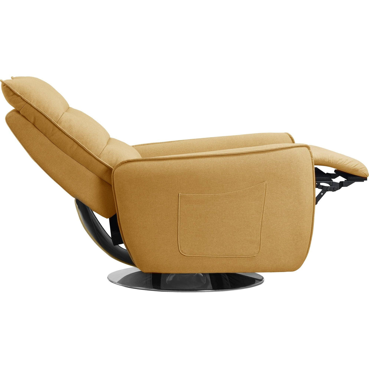 Yellow Swivel Reclining Lounge Chair A824