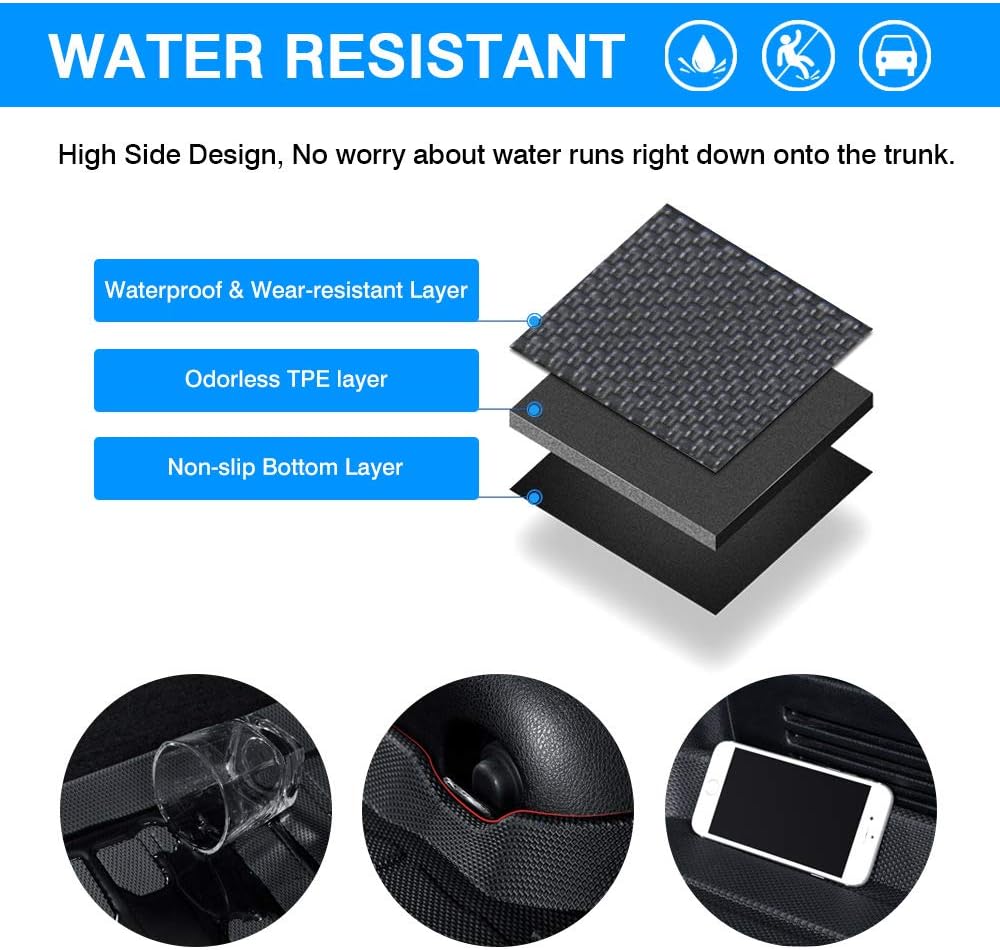 Custom Fit Trunk Mat Liner Pack of 2 H653