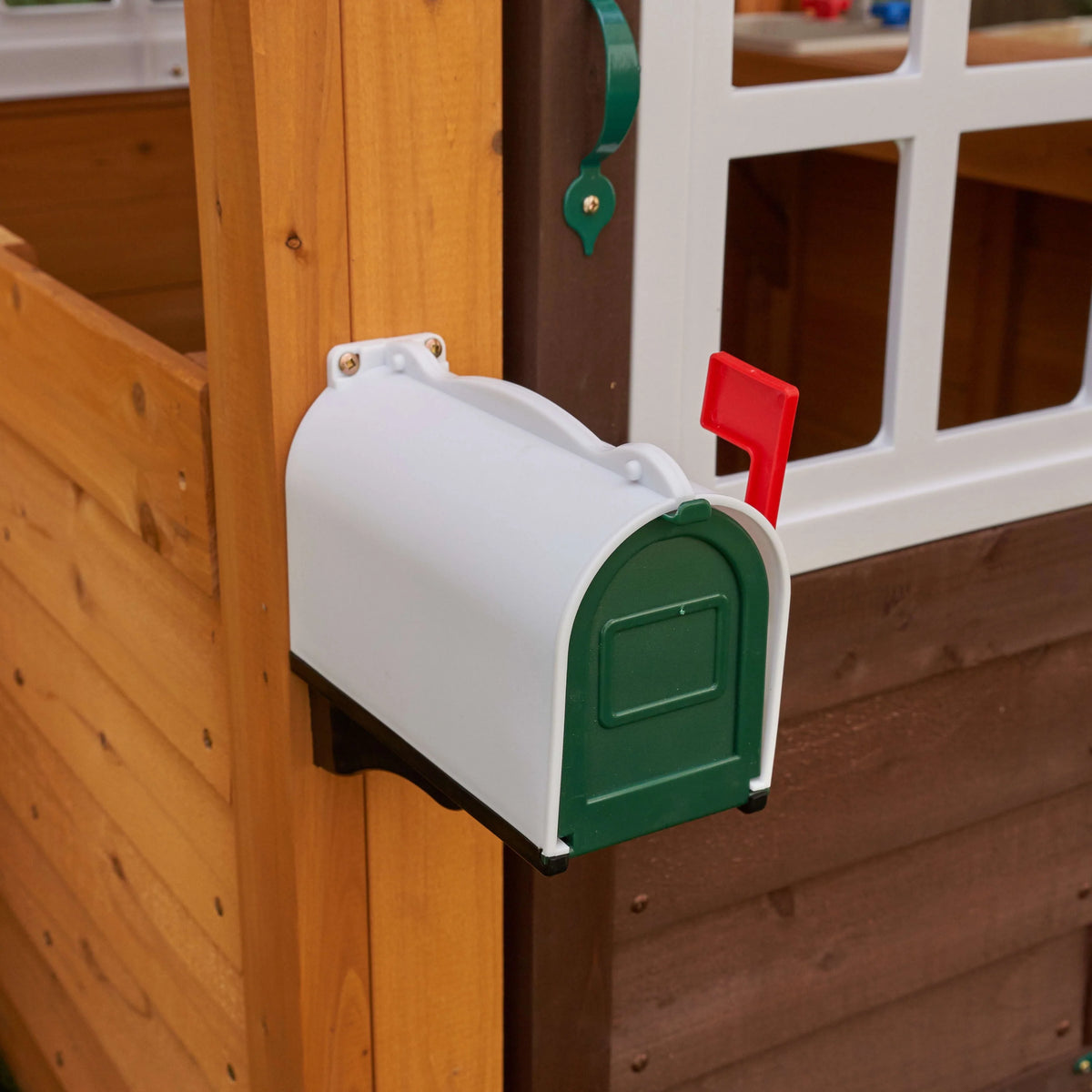 Wooden Swing Set with Slide and Play Kitchen R76668