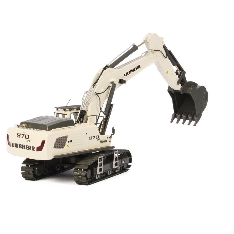 White 1/50 Diecast Hydraulic Excavator Model R83064