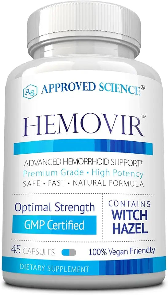 Witch Hazel Horse Chestnut 45 Capsules Hemorrhoid Support Supplement U97421
