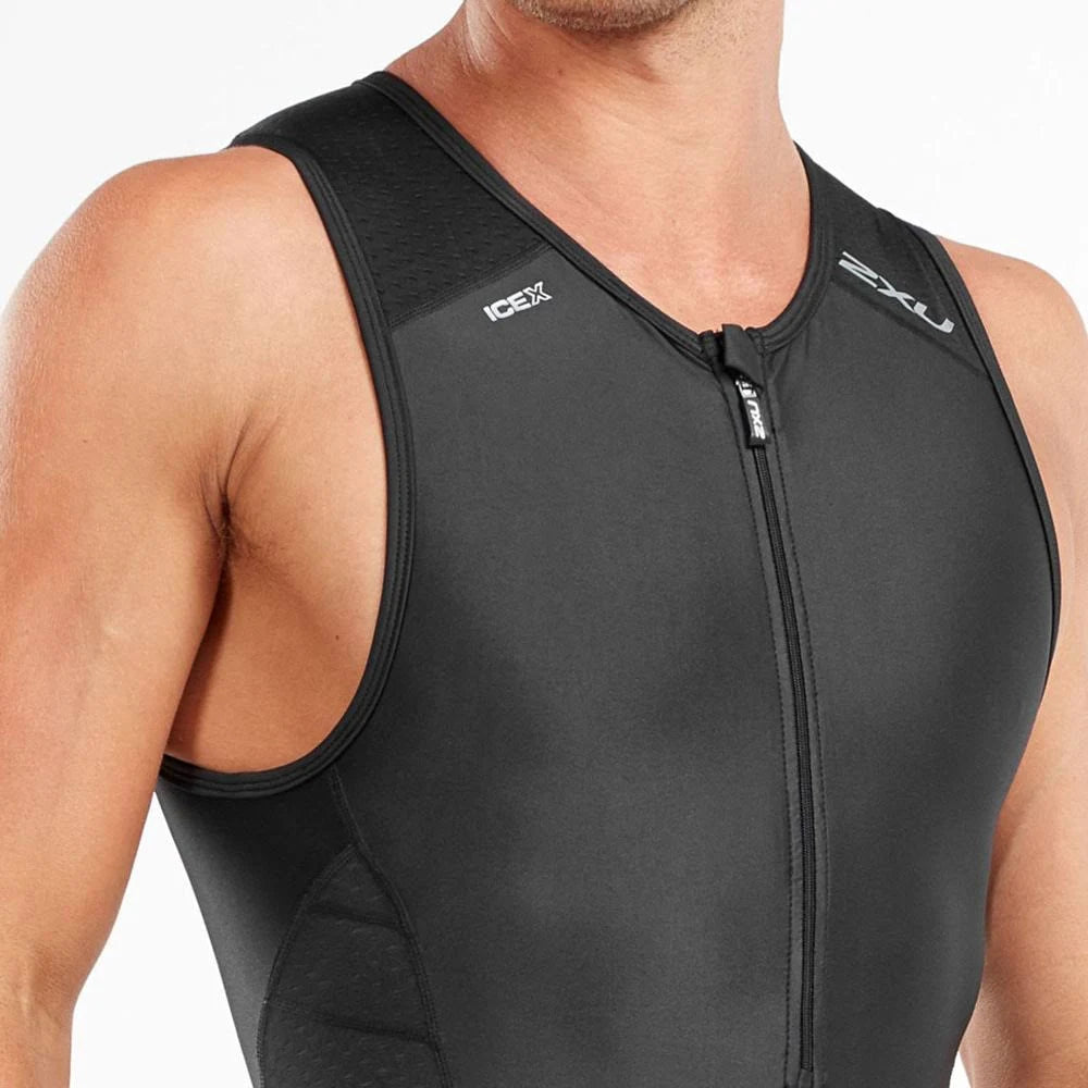 Black Front Zip Trisuit J90067