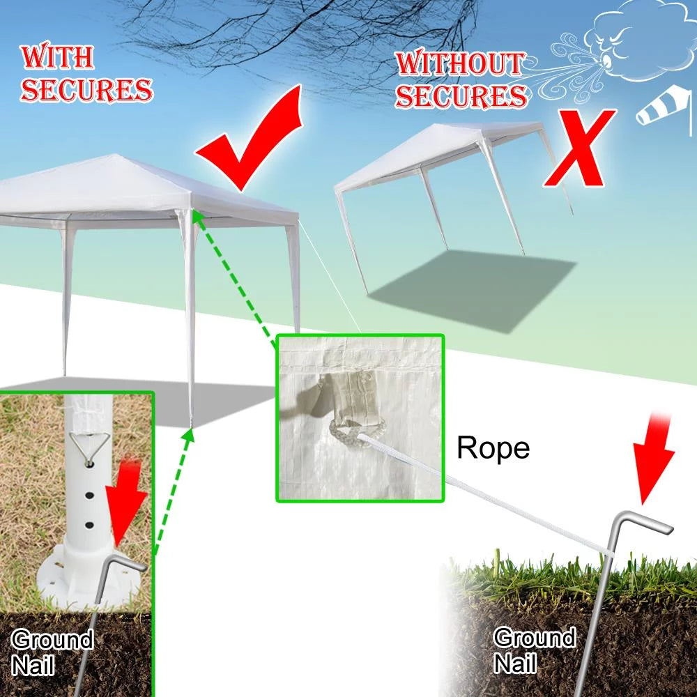 10' x 10' Party Tent Canopy Gazebo U772849
