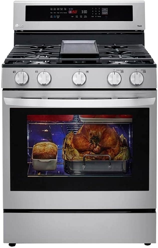 5.8 Cu. Ft. Stainless Steel Gas Range Q4719
