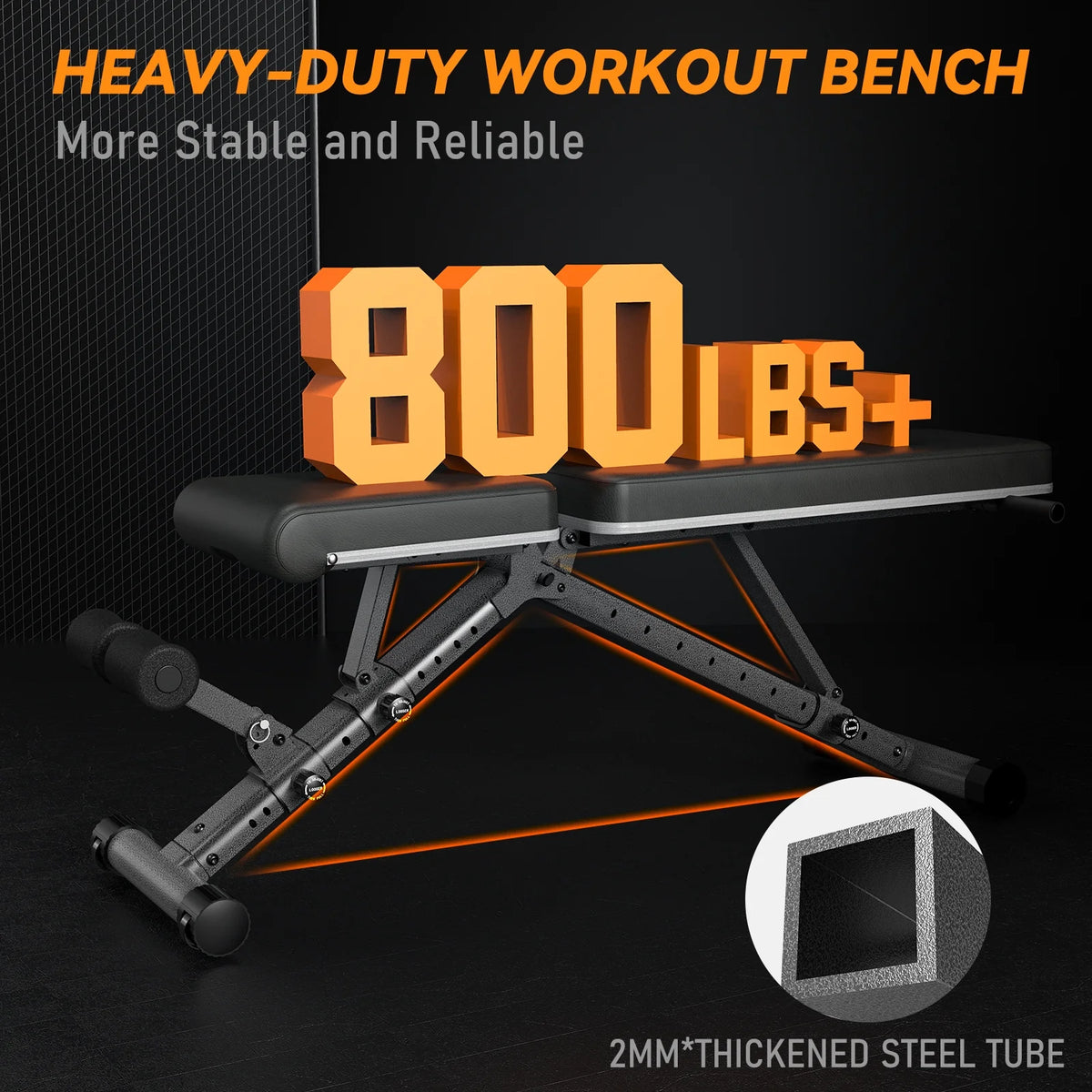 Adjustable Weight Bench Incline Decline Bench Y3778