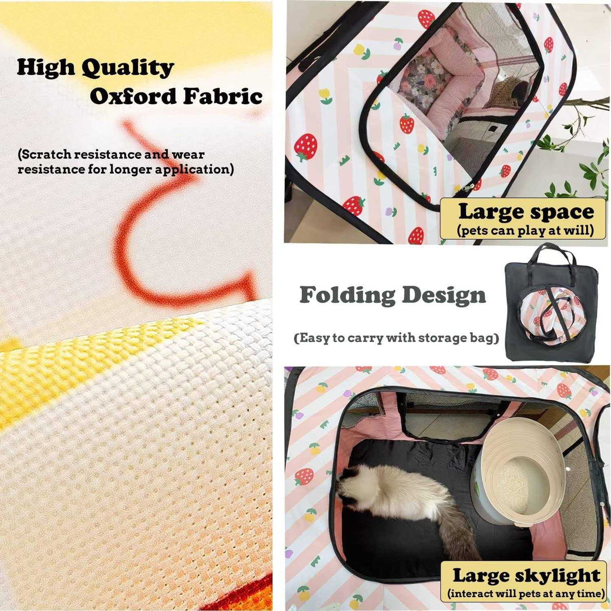 Portable Foldable Pet Playpen Y79781