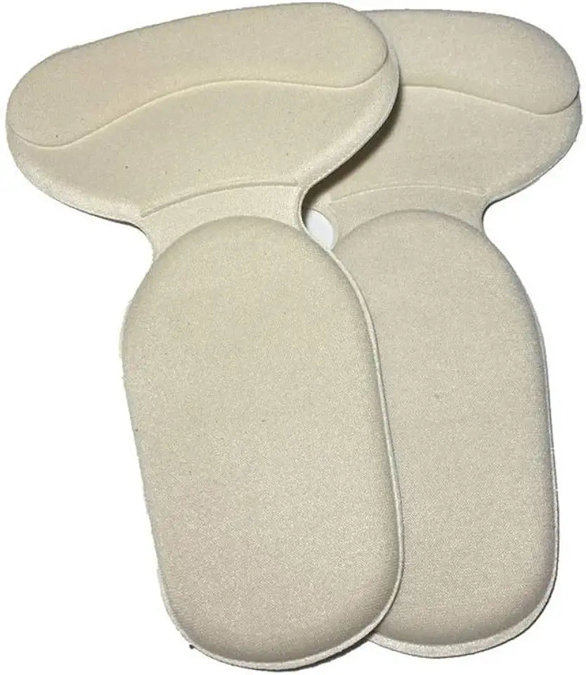 1 Pair Orthopedic Silicone Non Slip Heel Protector Shoe Insole Pads (Beige) H947
