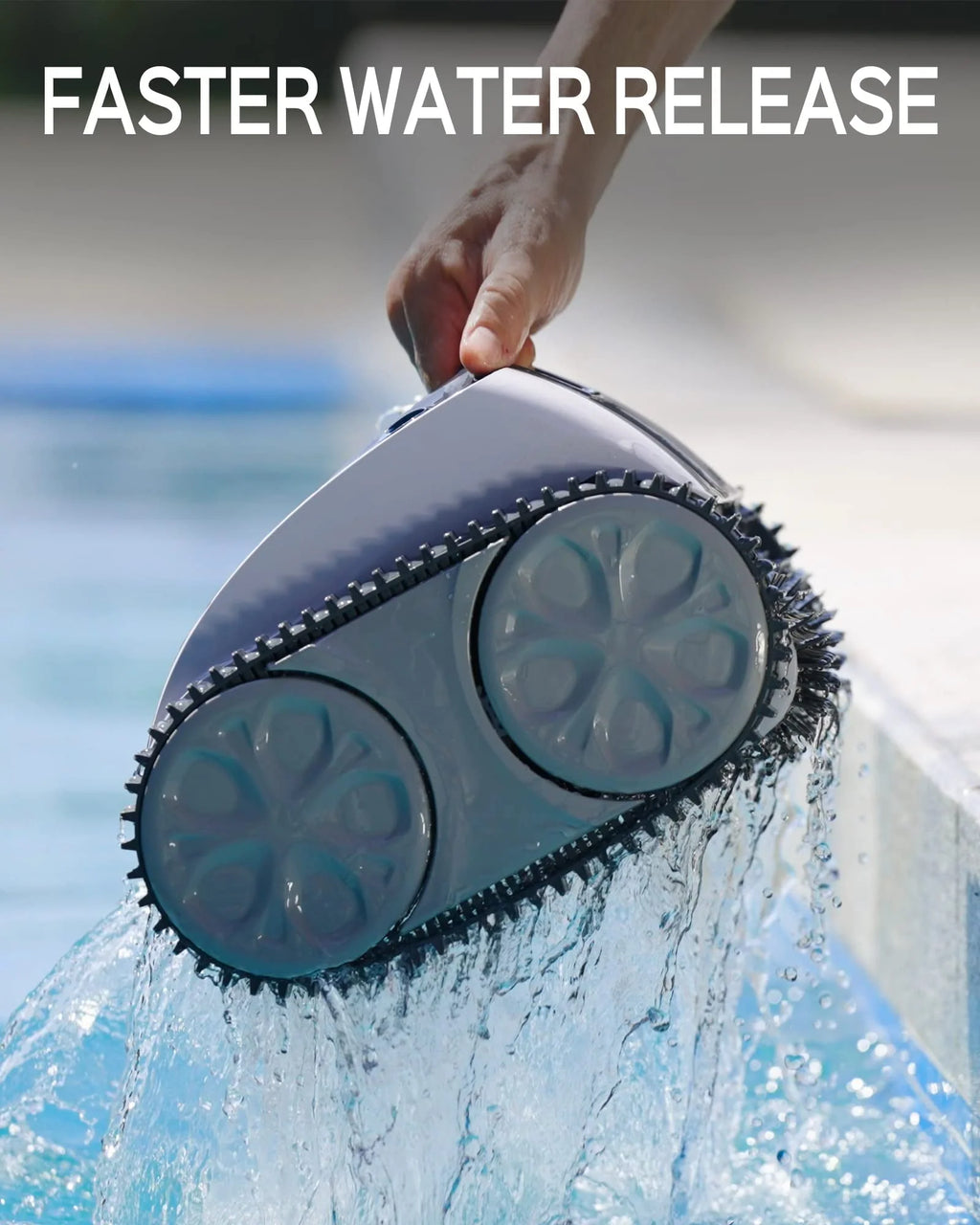 Cordless Robotic Pool Cleaner with Wall Climbing X643376