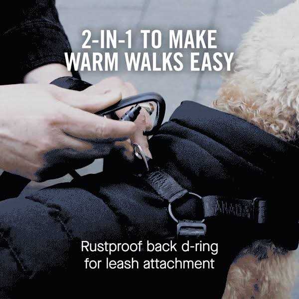 Black Puffer Harness A57241