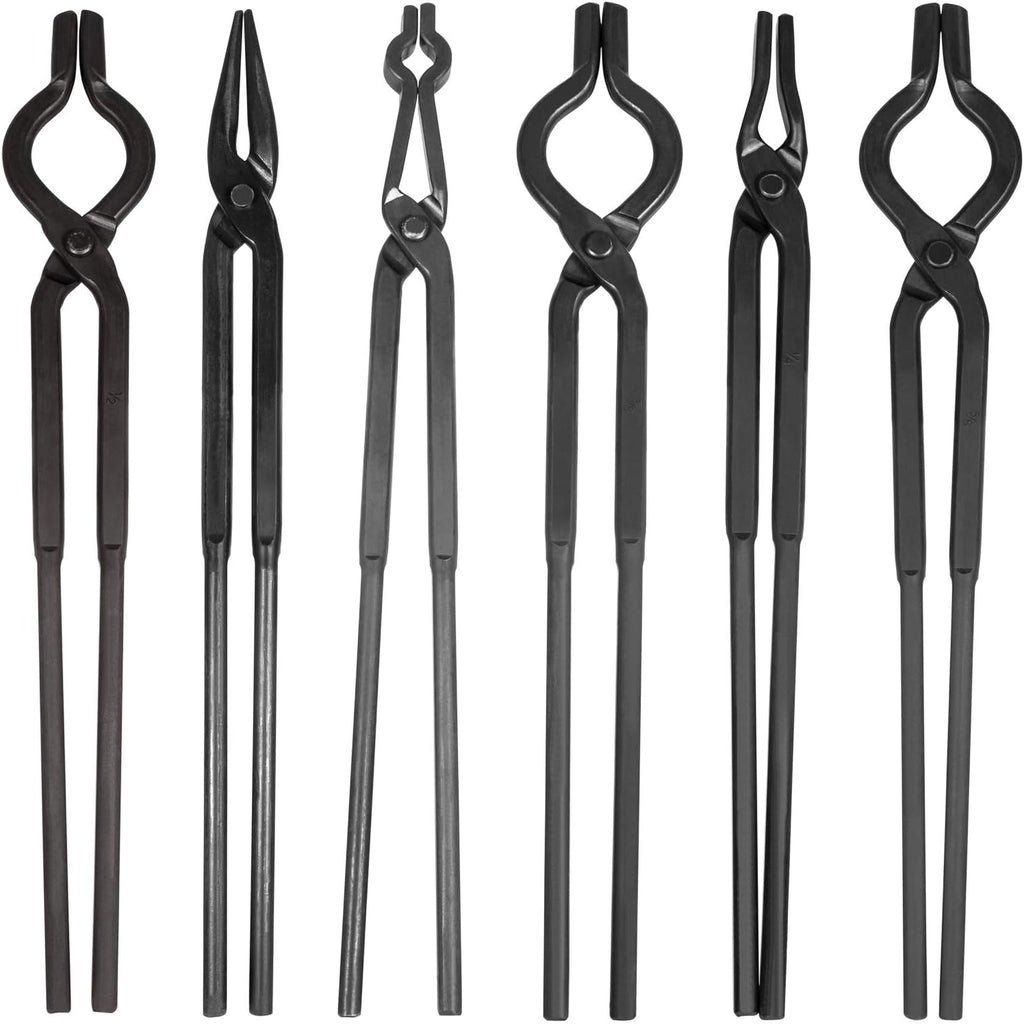 Blacksmith Forge Tongs Set 6 Pcs E360154