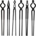 Blacksmith Forge Tongs Set 6 Pcs E360154