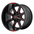 Gloss Black 20x22 Wheel P4292