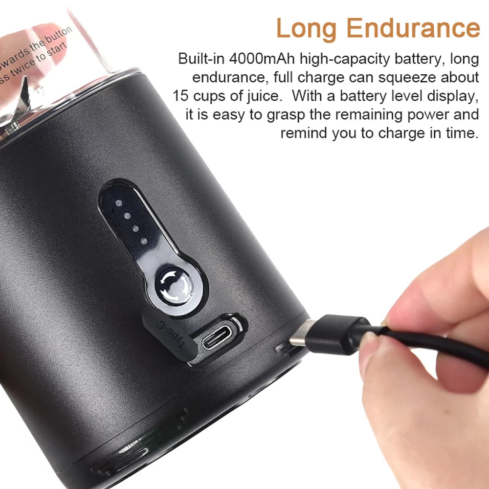 Portable USB Electric Blender 530ml H6417