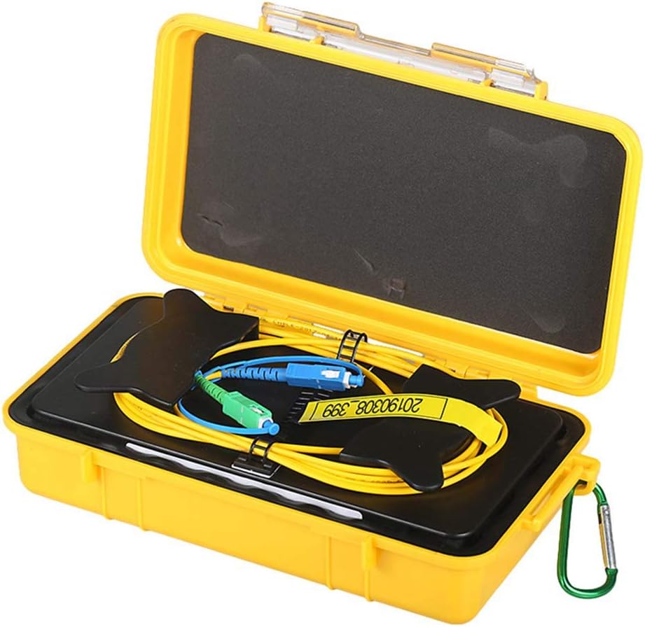 Fiber Optic OTDR Launch Cable Box Singlemode 9/125 SC/UPC-SC/APC Connector (1000M) T644155