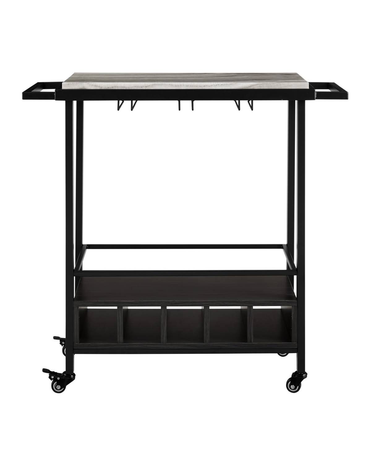 Gray Bar Serving Cart S2175