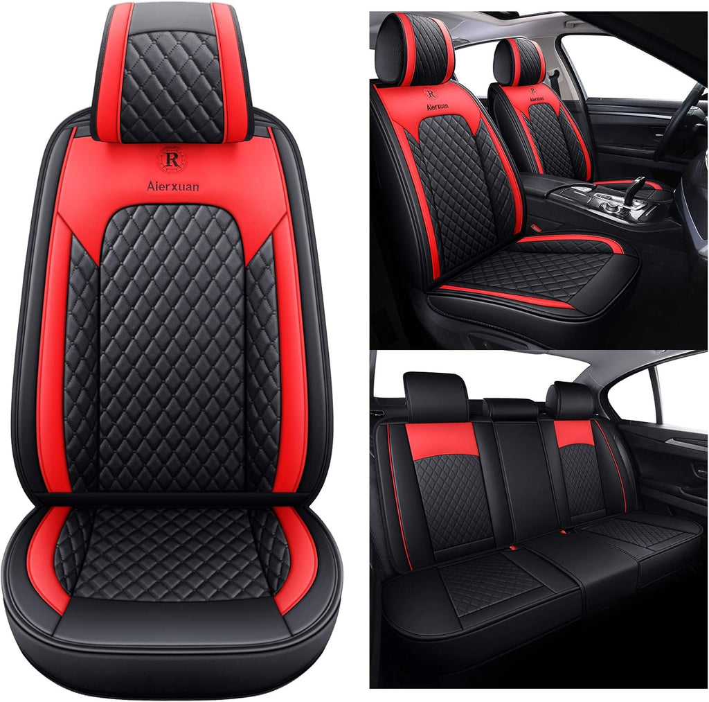2 PCS Front Leather Waterproof Universal Seat Covers B970981
