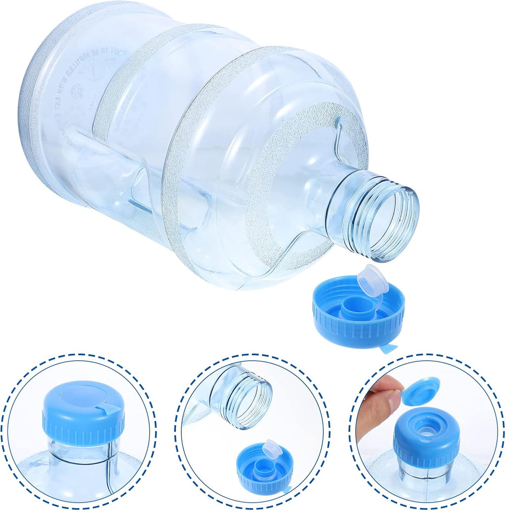 Plastic 5 Gallon Water Bottle with Cap PVC U74984