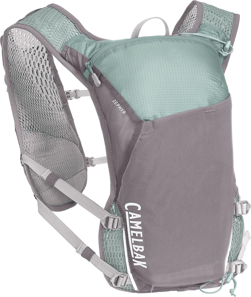 Women’s Running Hydration Vest 34oz, Silver/Blue Haze P472742