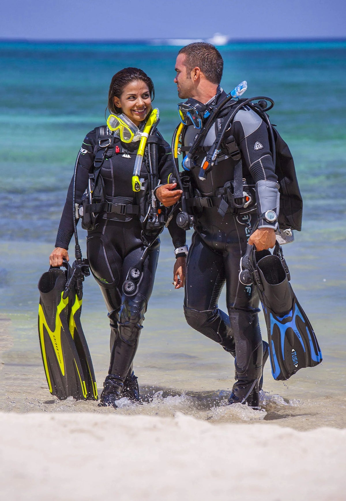 Black Scuba Fin X9715