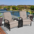 3 Pieces Metal Recliner Conversation Set I766