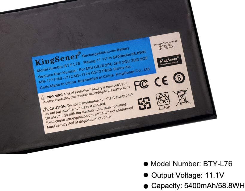 Laptop Battery 5400mAh Pack of 2 I77227