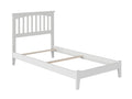 White Twin Mission Bed H876