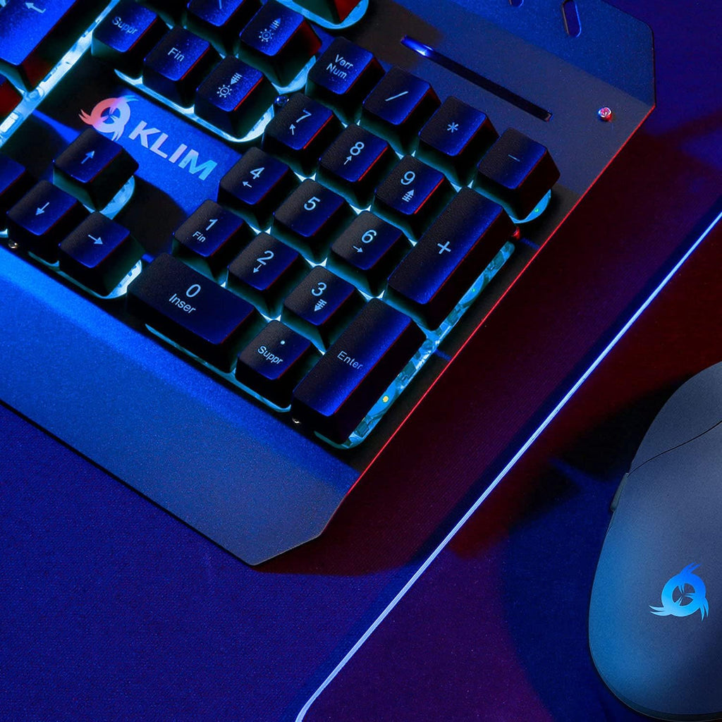 Wireless Keyboard and Mouse Set with Backlit Gaming Keyboard M113924