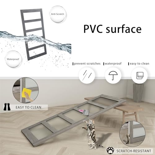 42in x 84in Frosted Glass Barn Door with 7FT Sliding Door Hardware Kit W37241