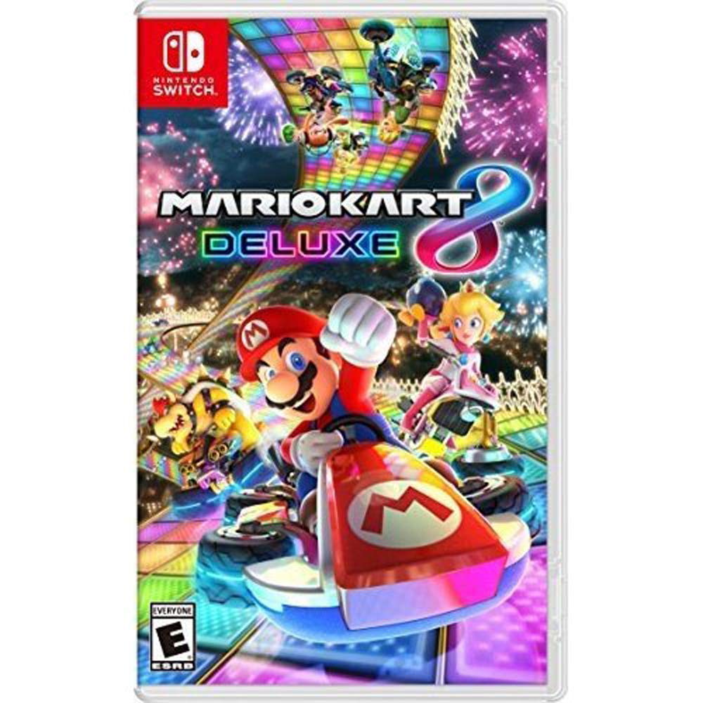 32 GB Console with Neon Blue & Red Joy-Con Bundle with Mario Kart 8 Deluxe + Super Mario Party + Super Mario Maker 2 + Minecraft K54502