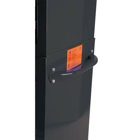 Black 7 Drawer Rolling Cabinet Z6236