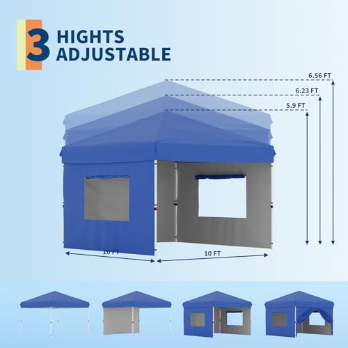 White Pop Up Canopy Tent with Roller Bag X473500
