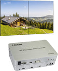 2x2 Video Wall Controller, 4K@60Hz, HDMI 2.0, HDCP 2.2, 90° Rotation, Edge Masking C438377