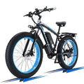 750W Electric Mountain Bike 26" Fat Tire Removable Battery Z66369